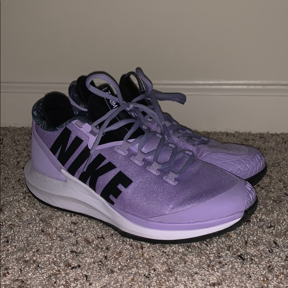 COPY - Purple Nike floral shoes